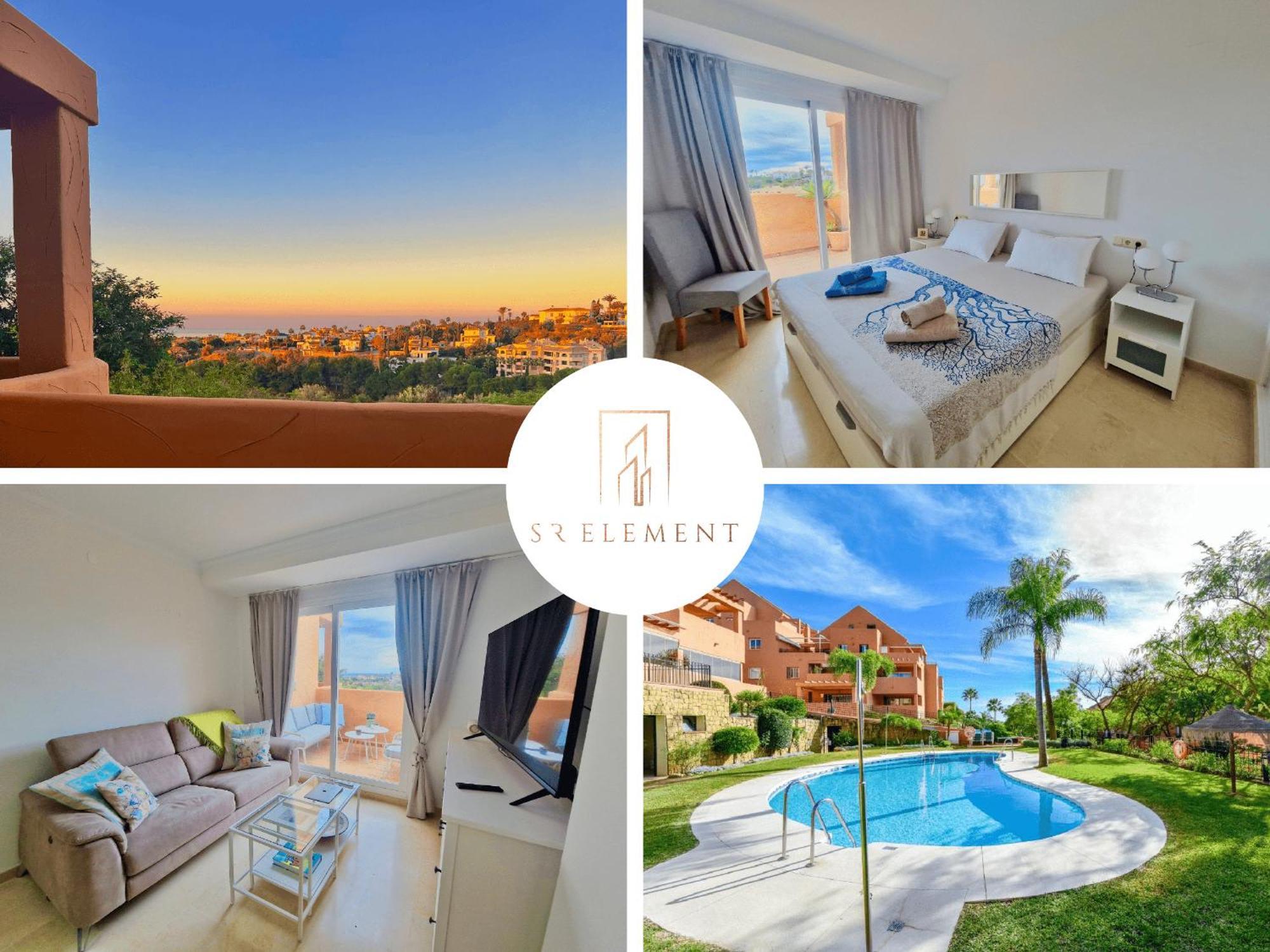 Sr Santa Maria Golf Marbella With Sea Views Leilighet Eksteriør bilde